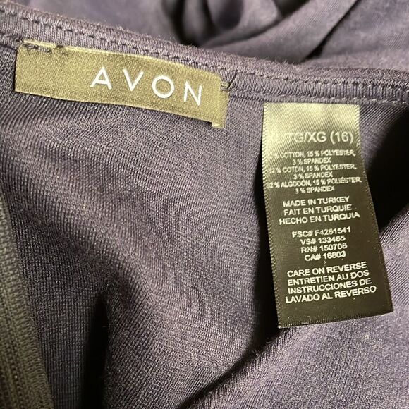 Avon Fashions Jumpsuit Romper Vintage, Ladies Size XL (16), Dark Blue - Picture 8 of 10